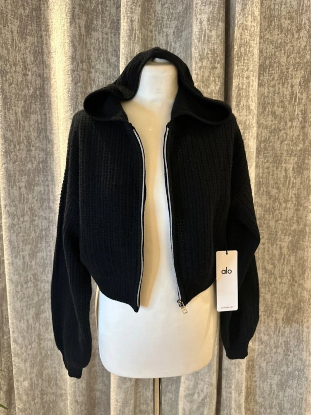 Alo Yoga Cashmere Hoodie Black Size S